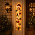 ⏳ 🎄Glowing Christmas Door Hanger | 6 Festive Light Designs✨